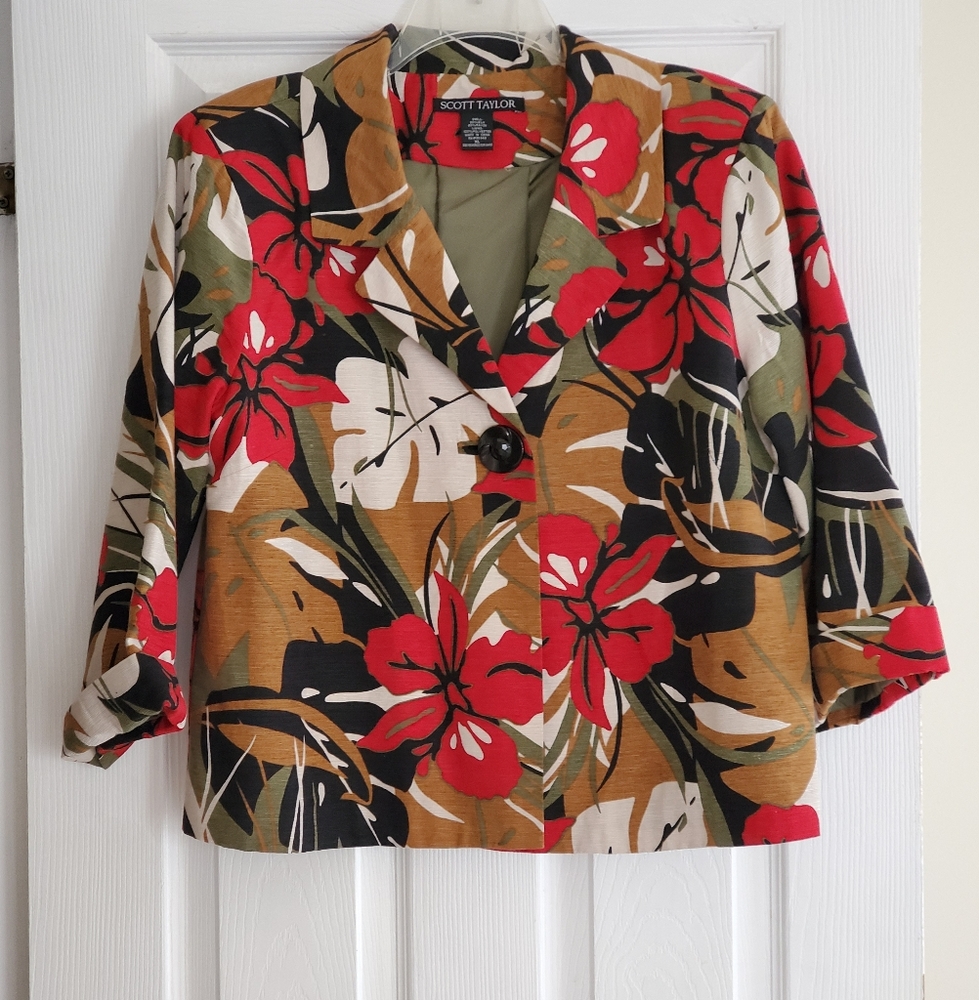 NWOT Scott Taylor One Button Blazer/Jacket